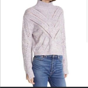 Line the Label Uma Stitch Sweater in light purple lilac color size small